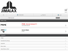 Tablet Screenshot of jimalax.com